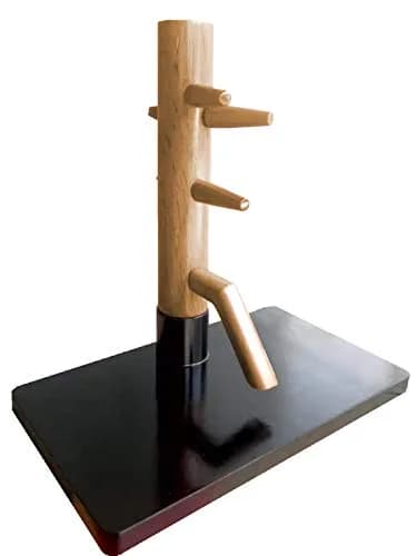 TAO Mini Wooden Dummy Decoration Wing Chun Kung Fu Collectible Wood Light Brown | Bruce Lee Replica thumbnail 2