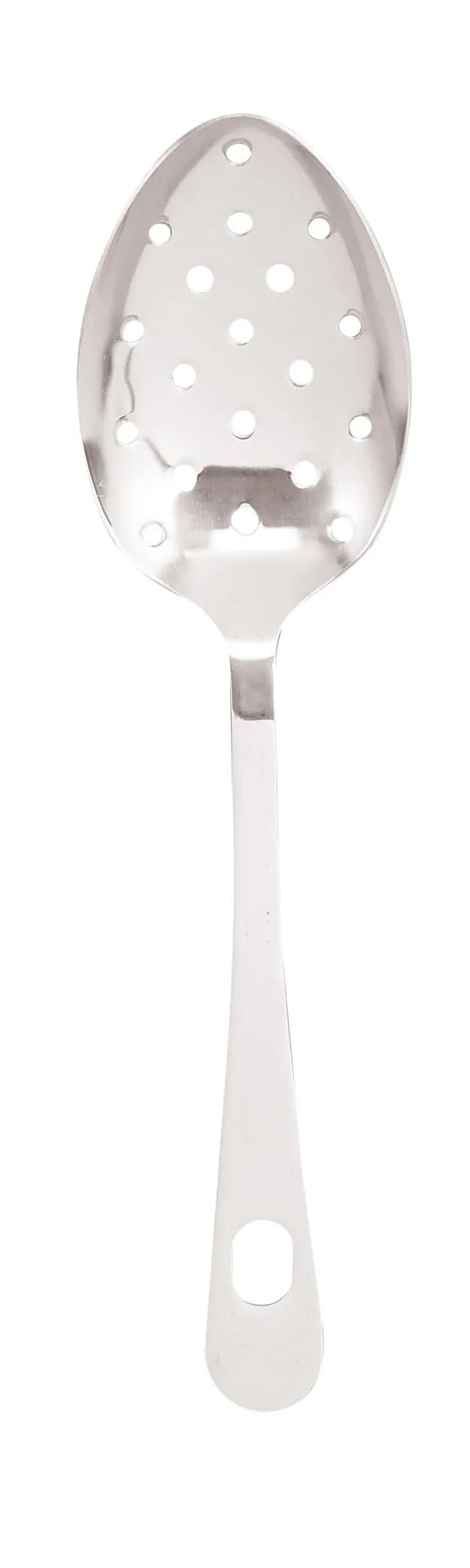 HIC Kitchen Serving Spoon Set, Japanese Stainless Steel, Solid and Pierced Spoons, 2-Piece Set, 22.86 cm (9 inches) - view 3