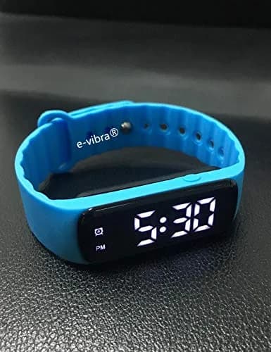 e-vibra Vibrating Alarm Watch for Potty Training & Daily Routines - Small Blue | 12 Alarms, Rechargeable, Discreet Vibration thumbnail 2