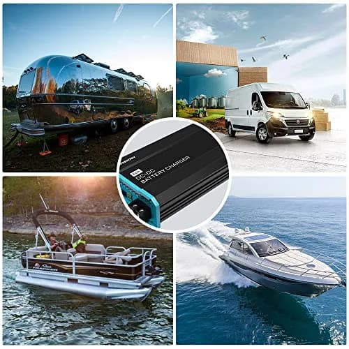 Renogy 60A DC-DC Battery Charger 12V for Lithium/AGM/Gel, for RVs & Boats | Smart Multi-Stage Charging with Protections thumbnail 6