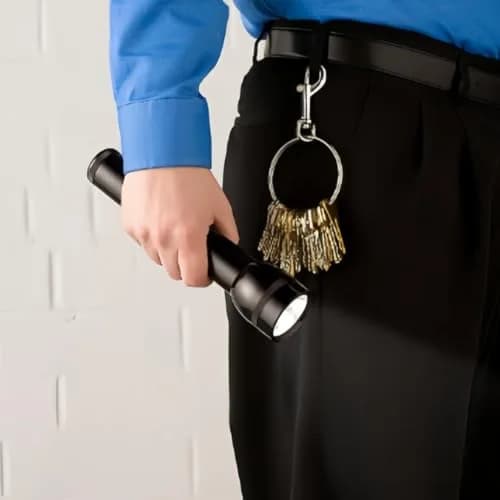 Newflager 2 Inch Flat Key Rings - Large Split Key Rings - Silver Steel - Sturdy Circular Keychain Connectors (Pack of 10) thumbnail 6