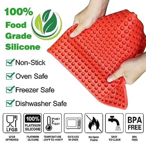 Palksky 468-Cavity Mini Round Silicone Mold | 0.02 Oz Per Cavity, 15.5" x 10.8" Sheet thumbnail 5