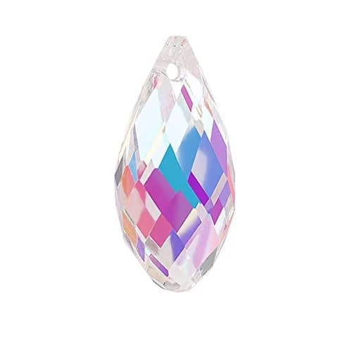 LONGWIN 36pcs AB Teardrop Crystal Beads 10x20mm | Faceted Glass Beads for Jewelry Making thumbnail 1