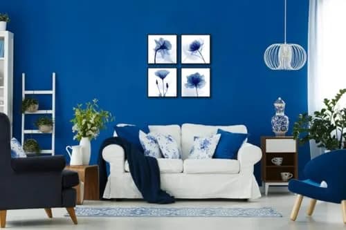 Pyradecor Wall Art 4 Panels | Modern Floral Canvas Artwork for Home & Office thumbnail 3