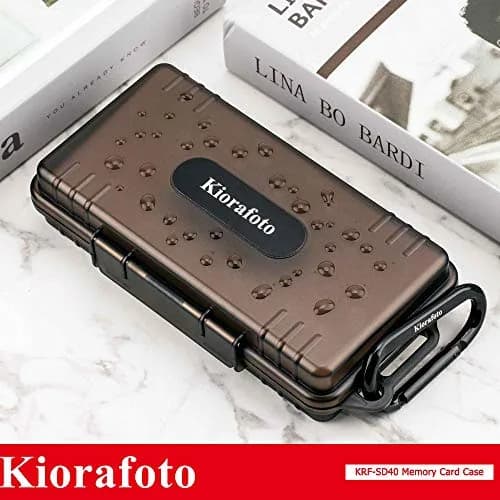 Kiorafoto 40 Slot SD Card Holder 203.4mm (8 inches) | Protects SD, MicroSD, CFexpress Type A, PSV, Switch Cards thumbnail 6