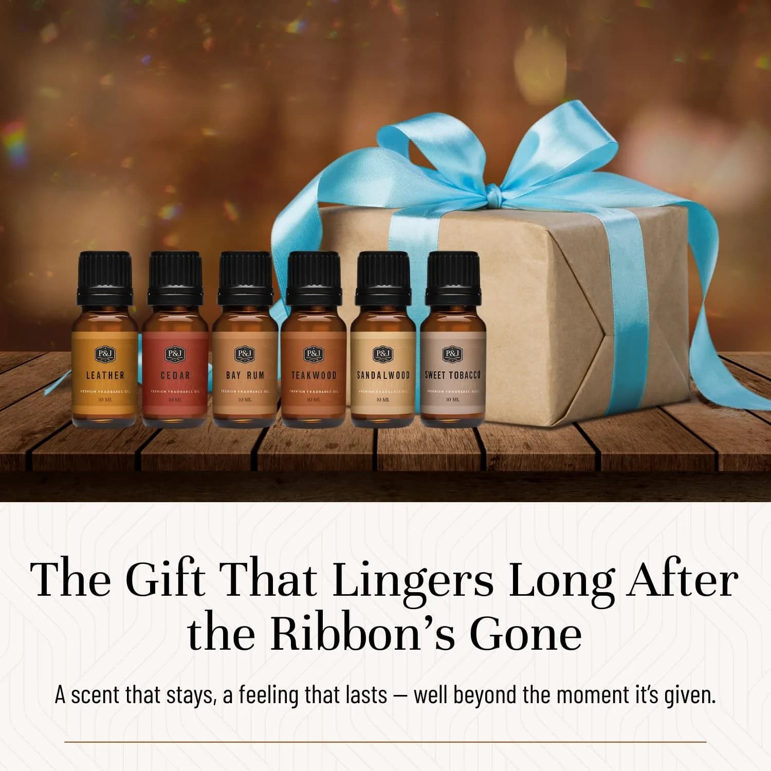 P&J Trading Gentlemen's Set Fragrance Oils for Diffusers & Candle Making, 6 x 10ml Bottles | USA Imported Aromatherapy Scents - view 5