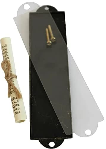 Holy Land Market Bronze Shema Mezuzah with Scroll | 12.7 cm (5 inch) thumbnail 2