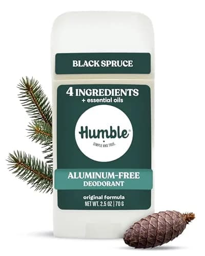 Humble Aluminum-Free Deodorant, Black Spruce | Long-Lasting Natural Odor Control Men & Women thumbnail 1