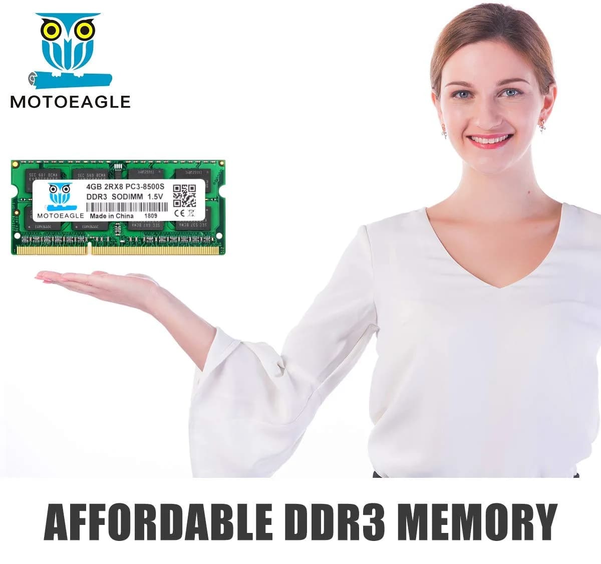 motoeagle DDR3 1066MHz SODIMM 8GB (2x4GB) RAM Kit | Upgrade Laptop Performance - view 5