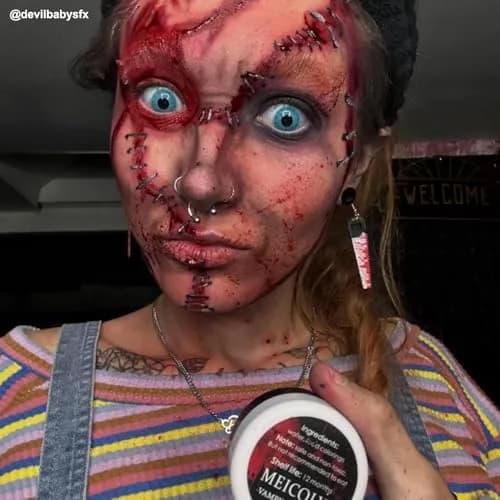 MEICOLY Coagulated Blood Gel 30g | Realistic SFX Wound & Halloween Makeup thumbnail 7