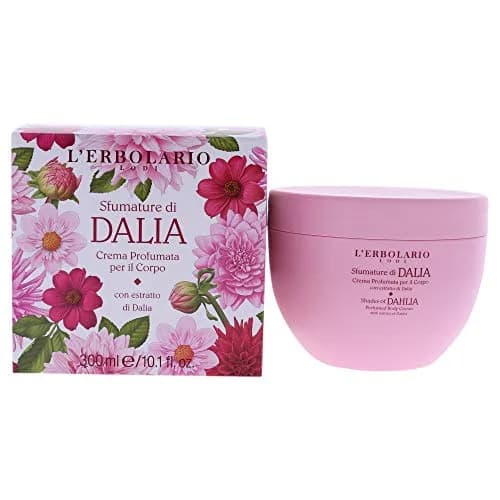 L'Erbolario Body Cream - Moisturizing Body Butter - Floral Citrus Scent Skin Care with Dahlia Extract and Olive Butter - 10.1 oz thumbnail 1