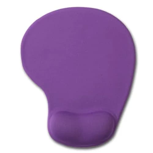 DEMON CHEST Office Mousepad with Gel Wrist Support | Ergonomic Gaming Desk Mat 9in x 7.5in — 07Purple