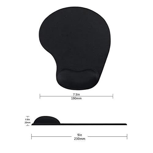 DEMON CHEST Office Mousepad with Gel Wrist Support | Ergonomic Gaming Desk Mat 9in x 7.5in thumbnail 6