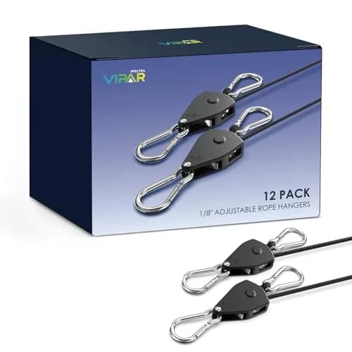 VIPARSPECTRA Heavy Duty Ratchet Tie Down Straps 1/8" 12-Pack | 408 kg (900 lbs) Load Capacity thumbnail 1