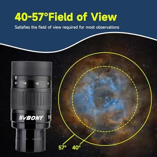 SVBONY SV135 Zoom Eyepiece 7-21mm | 1.25 Inch Telescope Accessory for Astronomic Observation thumbnail 4