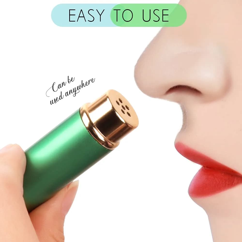 YGDZ Essential Oil Inhaler 5pcs Aluminum with 10 Cotton Wicks | Refillable Personal Nasal Aromatherapy Tubes - view 5