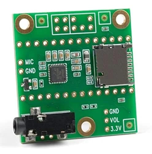 Teensy 4 Audio Shield (Rev D) | High-Quality 16-bit 44.1kHz Audio for Teensy 4.0 thumbnail 1
