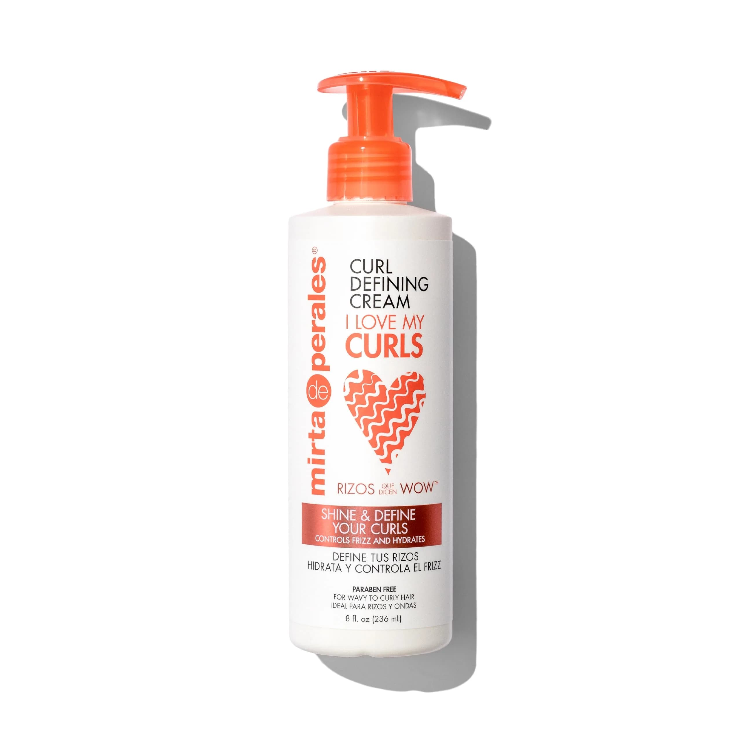 Mirta De Perales Curl Defining Cream 240ml (8 Fl Oz) | Defines Curls & Waves with Coconut Oil — 8 Fl Oz