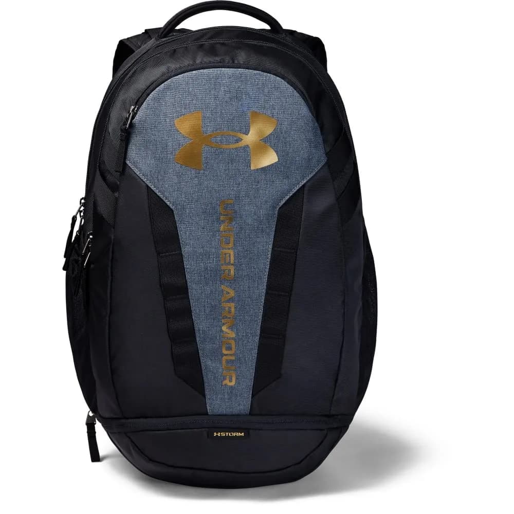 Under Armour Hustle 5.0 Backpack 29 L (1769.7 cu in) | Water-Resistant, Padded Laptop Sleeve, Shoe Compartment — Seaglass Blue (403)/Black
