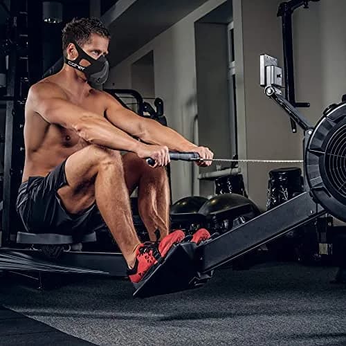coher Workout Mask Breathing Mask for Men and Women - Adjustable Resistance Levels - Increase Lung Capacity and Endurance - Ideal for Jogging, Sports, Cycling, Fitness thumbnail 5