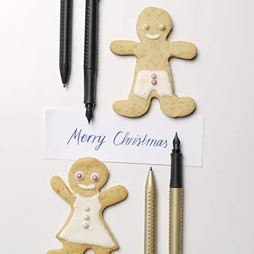 Faber-Castell Grip Edition EF Fountain Pen - Gold | Soft Grip, Extra Fine Nib, Smooth Ink thumbnail 7