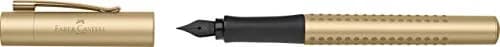 Faber-Castell Grip Edition EF Fountain Pen - Gold | Soft Grip, Extra Fine Nib, Smooth Ink thumbnail 2