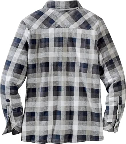 Legendary Whitetails Womens Flannel Shacket XS | Sherpa Lined Plaid Fleece Jacket thumbnail 5