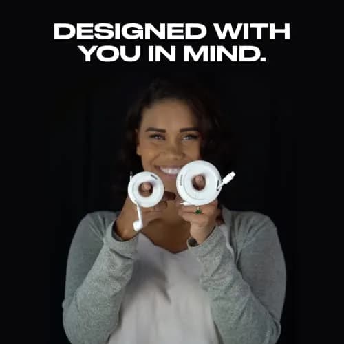 Fuse Side Winder Mini & Max Cord Organizer | Travel & Tech Organizer for Earbuds & Cables (White, Mini) thumbnail 3