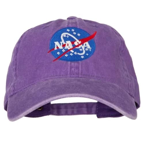 e4Hats.com NASA Insignia Embroidered Pigment Dyed Cap | Unisex Cotton Space-Themed Hat (One Size) thumbnail 1