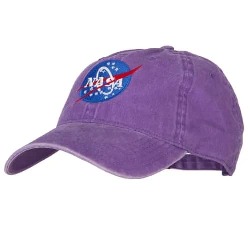 e4Hats.com NASA Insignia Embroidered Pigment Dyed Cap | Unisex Cotton Space-Themed Hat (One Size) thumbnail 2