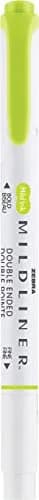 Zebra Pen Mildliner Highlighters Citrus Green Dual Tip 12-Pack | No Bleed Ink for Students & Office thumbnail 2