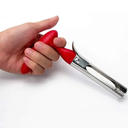 AKIRO Apple Corer, Stainless Steel Kitchen Tool 18cm | Easy Twist Fruit Seed Remover thumbnail 4