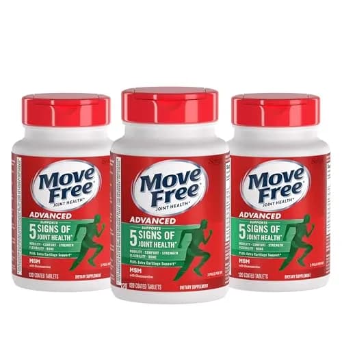 Move Free Advanced Joint Support Glucosamine Chondroitin MSM Tablets 360 Count (120 Count x 3) | Supports 5 Signs of Joint Health thumbnail 1