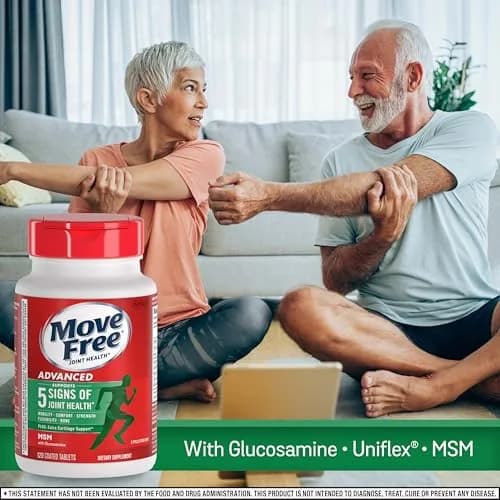 Move Free Advanced Joint Support Glucosamine Chondroitin MSM Tablets 360 Count (120 Count x 3) | Supports 5 Signs of Joint Health thumbnail 2
