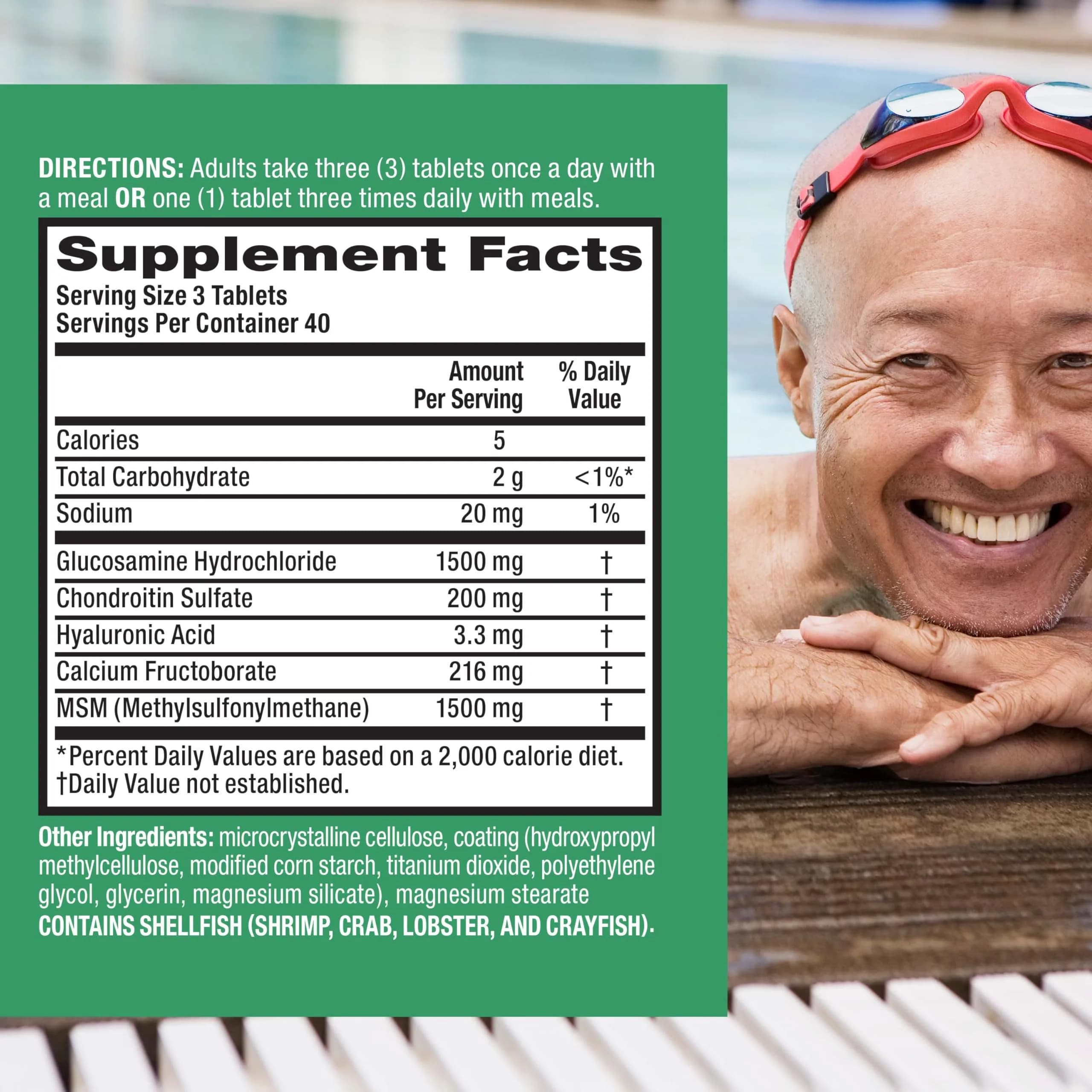 Move Free Advanced Joint Support Glucosamine Chondroitin MSM Tablets 360 Count (120 Count x 3) | Supports 5 Signs of Joint Health - view 3
