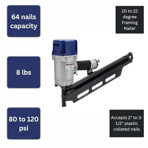 Complete NRH83 20 to 22 Degree Framing Nailer 2" to 3-1/2" | Suitable for Framing, Decking & Trusses thumbnail 6