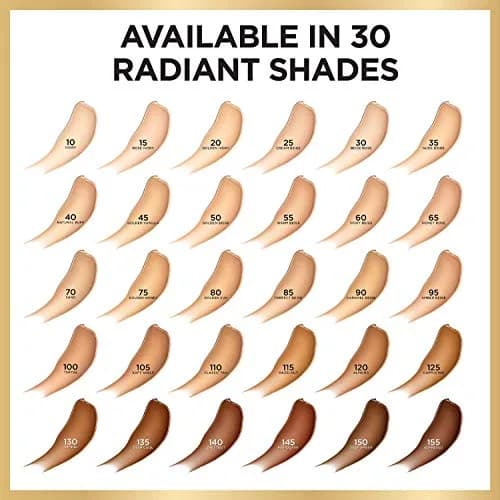 L'Oreal Paris Age Perfect Radiant Serum Foundation SPF 50 Deep Amber 1 Fl Oz | Hydrating, Sensitive Skin thumbnail 4