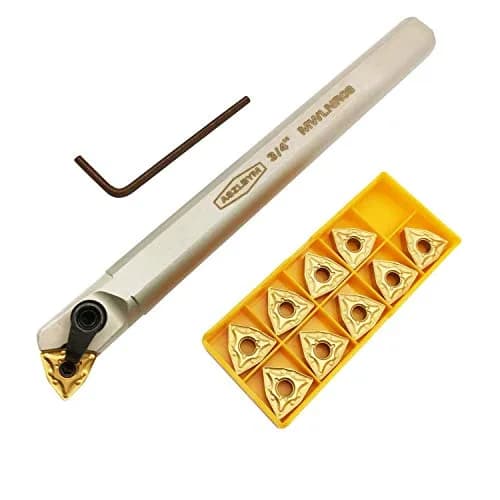 ASZLBYM 3/4" Lathe Internal Boring Bar Turning Tool Holder S20R-MWLNR08 with Indexable Carbide Turning Insert WNMG432 | High-Precision CNC Boring Tool (70-120 chars) thumbnail 1