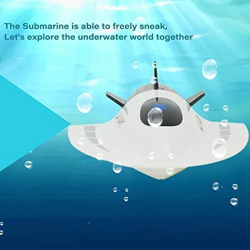 GoolRC Mini RC Submarine Boat White | Waterproof Diving Toy for Kids & Adults thumbnail 4