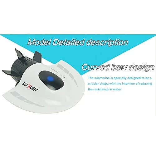 GoolRC Mini RC Submarine Boat White | Waterproof Diving Toy for Kids & Adults thumbnail 5