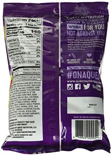 Quest Loaded Taco Tortilla Style Protein Chips 32g (1.1 oz) | 19g Protein Per Serving thumbnail 2