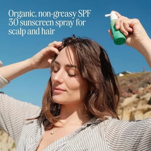 COOLA Scalp and Hair Sunscreen Spray SPF 30 Mist 59ml (2 fl oz) | Broad Spectrum Protection thumbnail 2