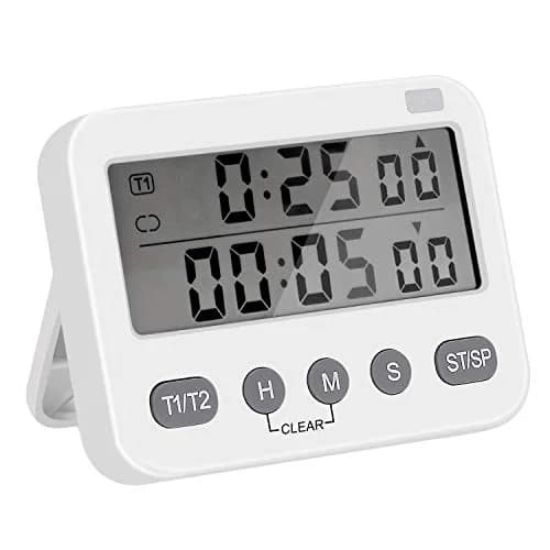 VOBRAMY Timer 25, 5 Min Adjustable | Pomodoro Technique Work & Kitchen Timer thumbnail 1