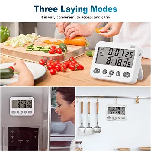 VOBRAMY Timer 25, 5 Min Adjustable | Pomodoro Technique Work & Kitchen Timer thumbnail 4