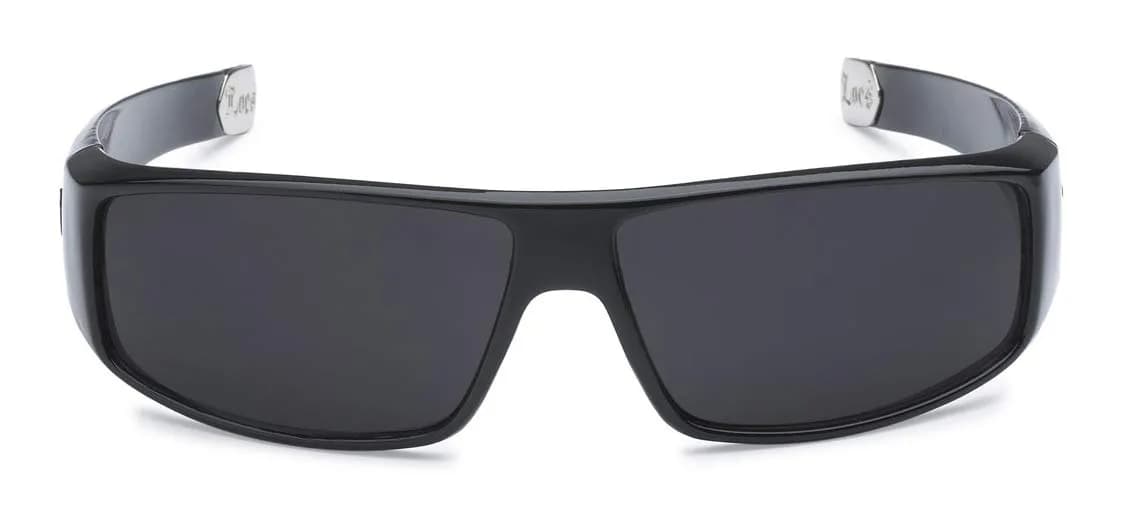Locs 9035 Black Sunglasses | Polarized Retro Wrap-Around Style (1 oz) - view 2
