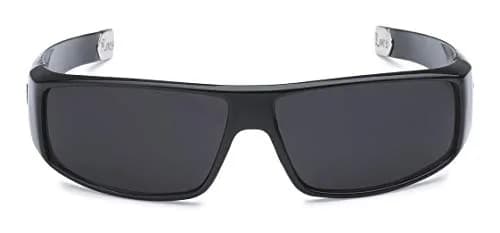 Locs 9035 Black Sunglasses | Polarized Retro Wrap-Around Style (1 oz) thumbnail 2