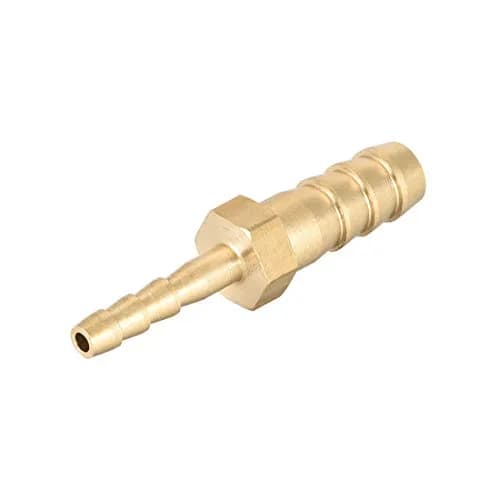 uxcell Brass Barb Fitting Reducer 8mm to 4mm | Corrosion-Resistant Hose Connector thumbnail 3