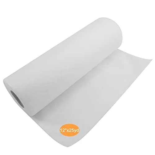 New brothread 12" x 25 Yd Wash Away Embroidery Stabilizer | Water Soluble, Light Weight 1.5oz, for Machine Embroidery & FSL thumbnail 1