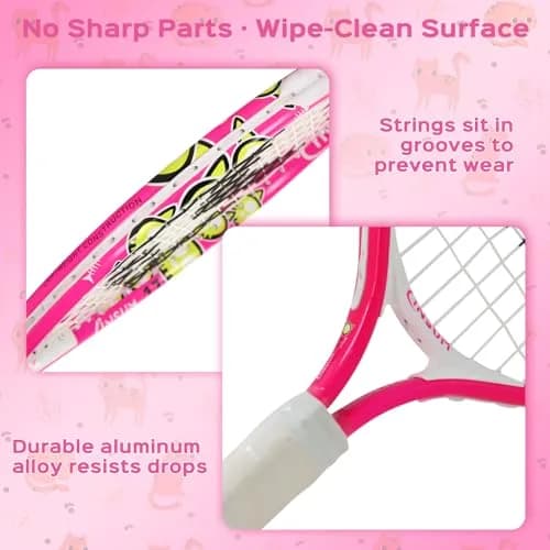 INSUM Junior Tennis Racket 17 Inch | Lightweight Aluminum, Beginner-Friendly (70-120 chars) thumbnail 3