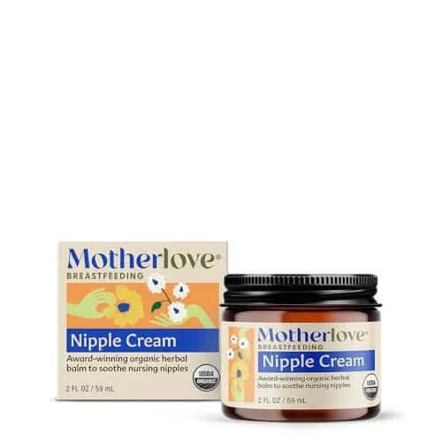 Motherlove Organic Nipple Cream 59ml (2 Fl Oz) | Lanolin-Free & Unscented for Breastfeeding thumbnail 1